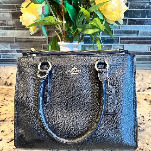 Coach Handbags - Black genuine leather COACH bag